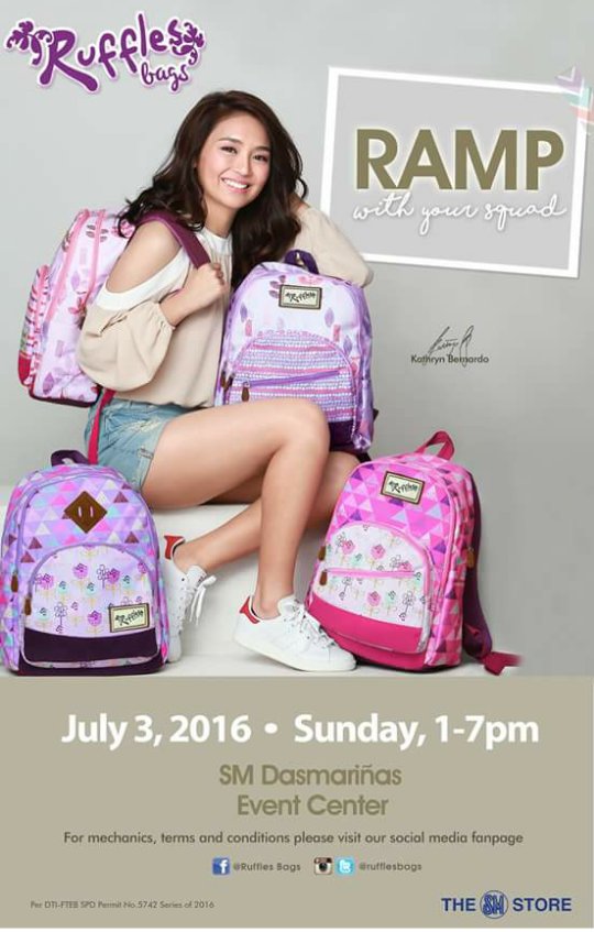 DevoteesCAVITE's tweet photo. .@bernardokath will be at SM Dasmariñas tomorrow for Ruffles Bags event. Who wants to come with us? https://t.co/tQtohL6sX7