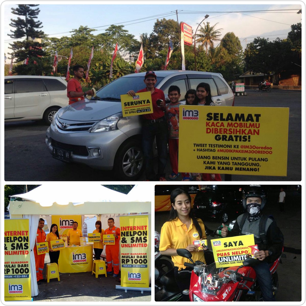 Ini lokasi IM3 Ooredoo Mudik Pit Stop di SPBU 4451209 Penundan, Gringsing, Batang.
#MudikPakeIM3Ooredoo