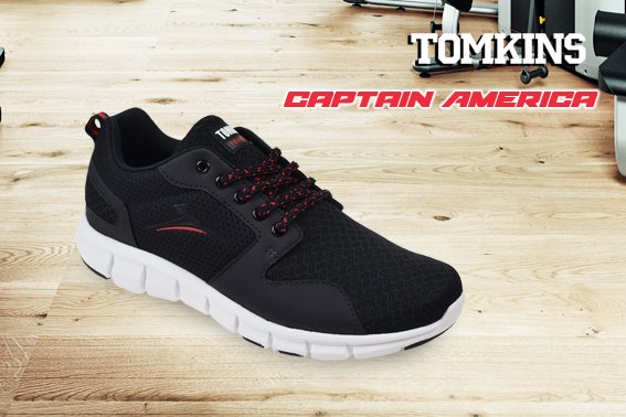 CAPTAIN AMERICA size 39-44, tampil penuh percaya diri dengan material sepatu yang nyaman untuk kaki Tomkiners.