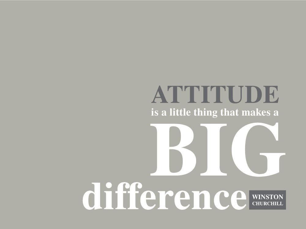 PodFling's tweet image. "Attitude is a little thing that makes a BIG difference" - Winston Churchill