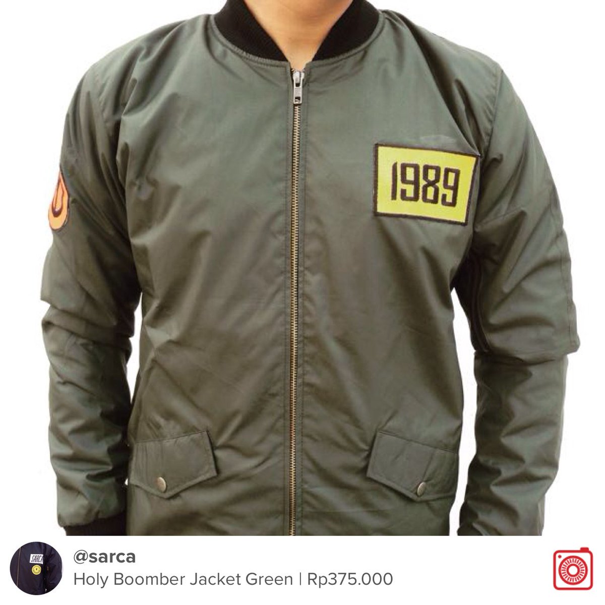 Selling Holy Boomber Jacket Green Rp375.000 carousell.com/p/58834292/ #carousell <a href="/carousell_id/">Carousell Indonesia</a>