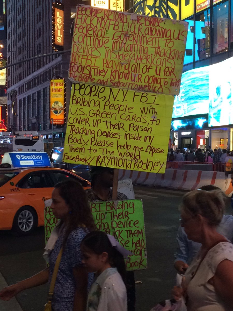 JSLewis3's tweet photo. "The beginning is Near," and in the middle of Times Square. https://t.co/csjUIzVWfv