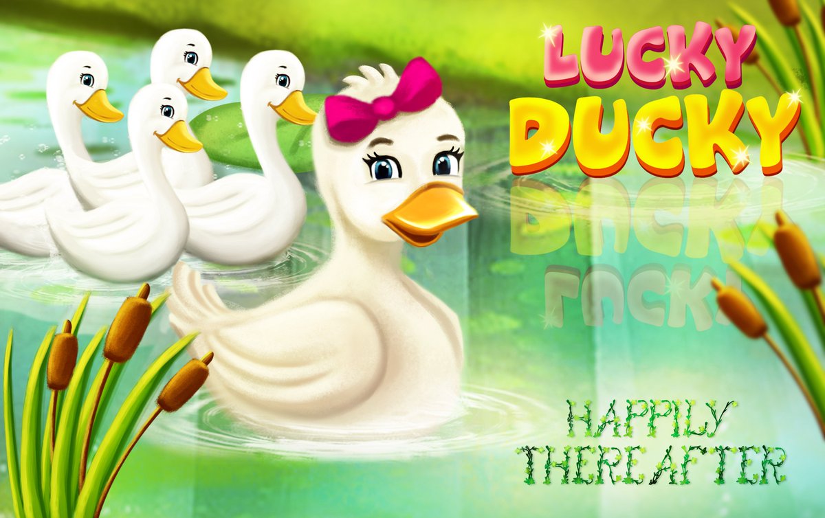 Happily_There's tweet photo. New book published today, Lucky Ducky introduces children to the law of attraction. Cute xo https://t.co/bmyPTJU90z https://t.co/76zBr6zF3y