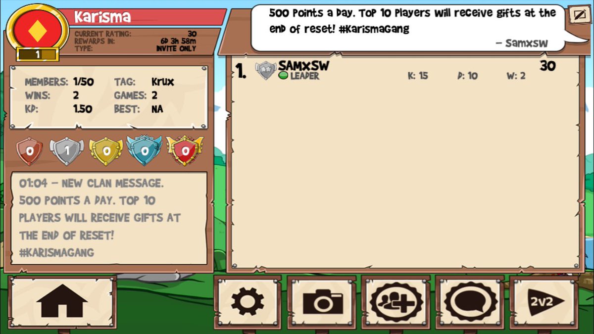 ABathingGrapeFR's tweet photo. Just started a new clan for a new beginning. Imma start playing a lot more starting today.Lmk if u want in! #Karisma https://t.co/Bf4p7bX1Z1