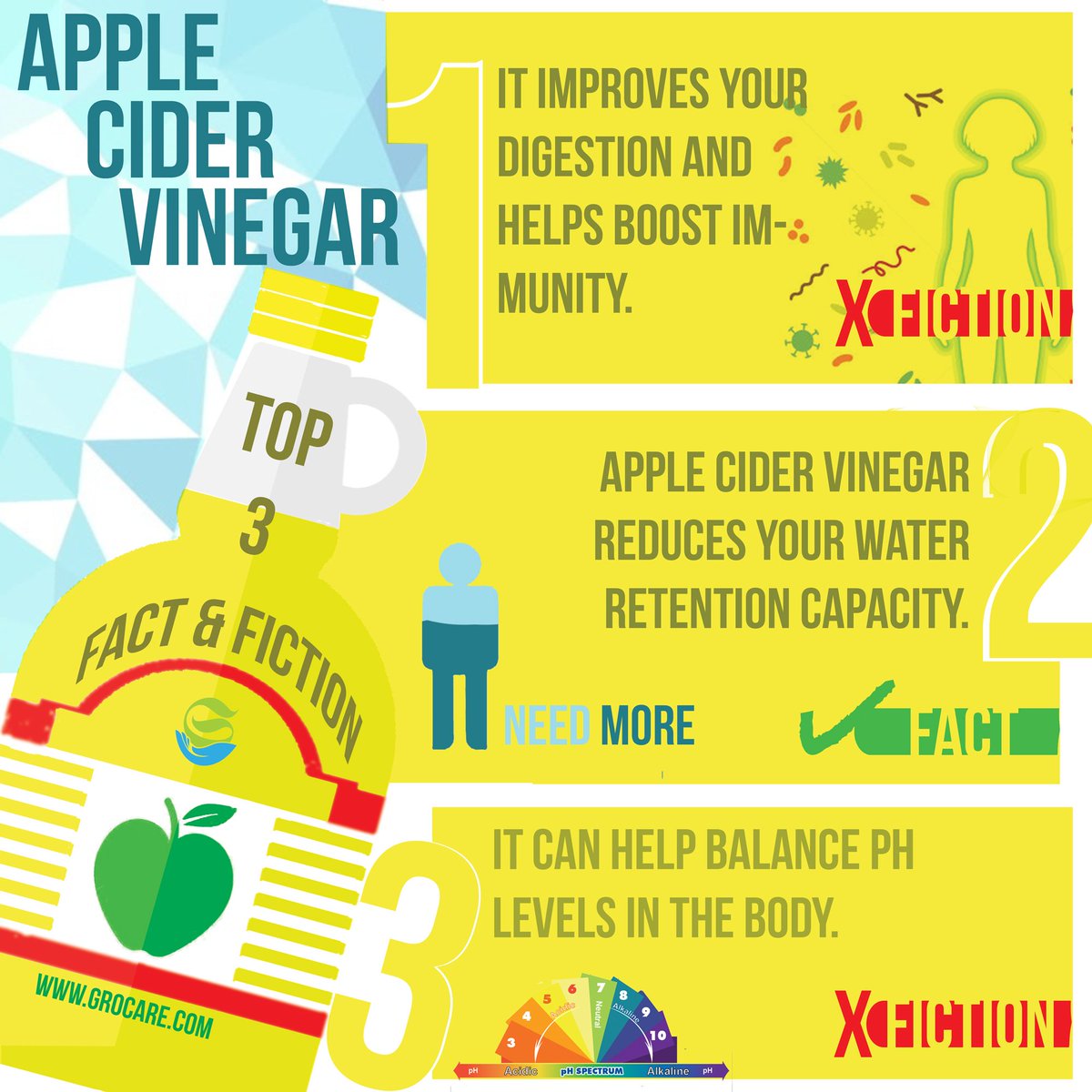 Grocare_India's tweet photo. Did you know these myths surrounding apple cider vinegar?
#BalanceYourpH #GoGrocare
VISIT: https://t.co/flGrOTbSWL https://t.co/4TH2e3me6d