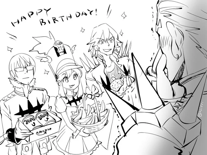 昨日蟇郡祭り乗り遅れたので……四天王でもお誕生日とかお祝いしてたんでしょうか 