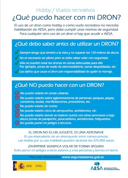 policia's tweet photo. ¿Con las pilas cargadas el finde para jugar con tu #dron? NO es un juguete... Sigue estos consejos de @fomentogob https://t.co/u0oBAbNhUM