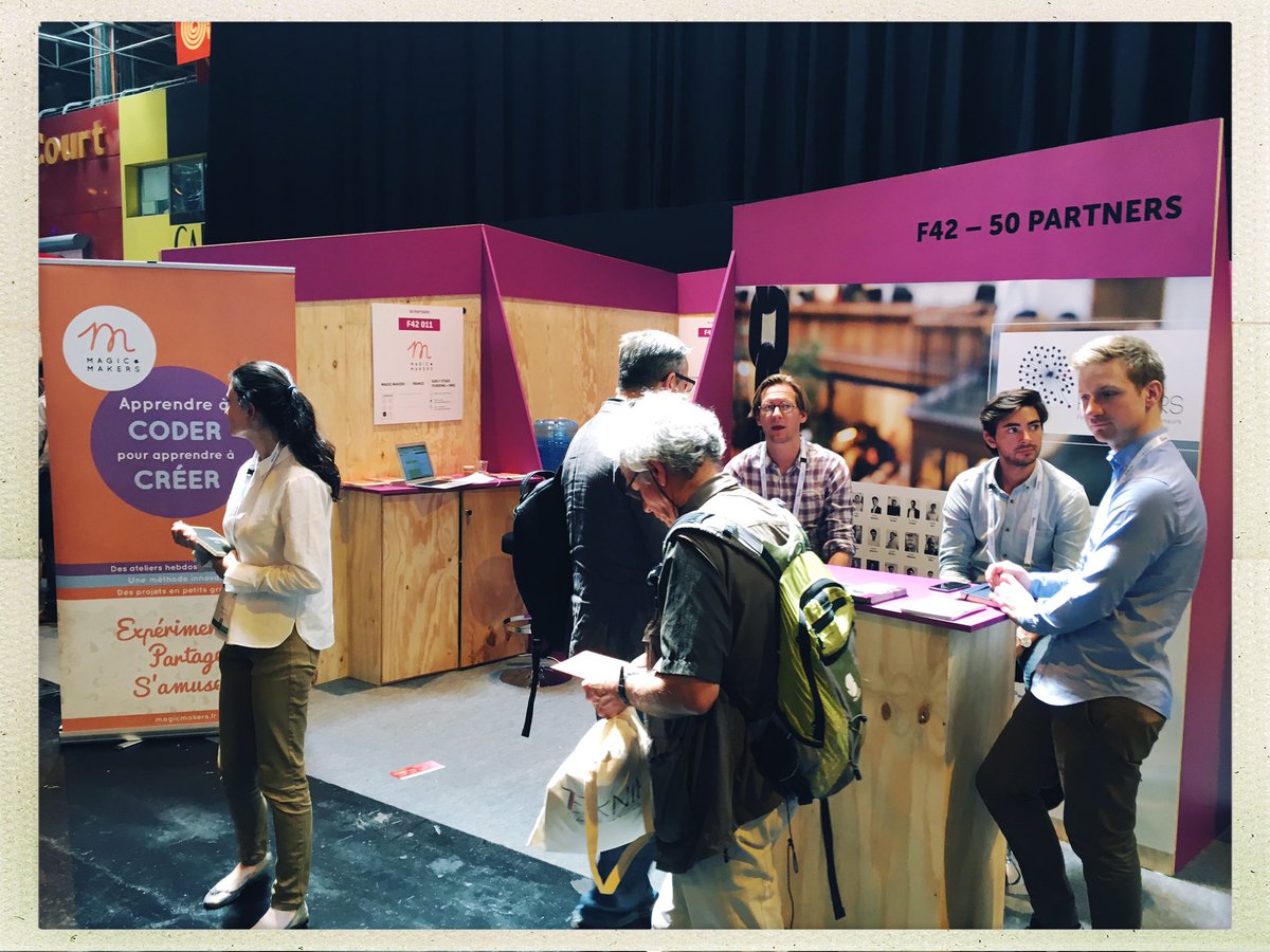 Hey les Magic Twittos. Si vous visitez #vivatech , on est sur le stand de <a href="/50Partners/">50 Partners</a> tout au fond du salon. See ya?