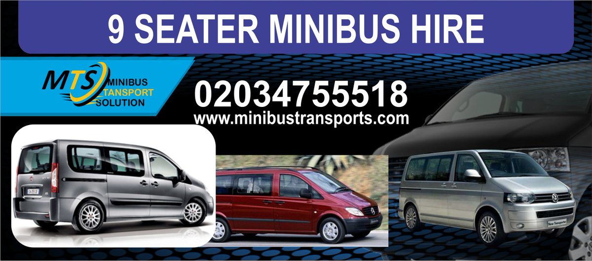 MTSminibus's tweet photo. 9 Seater Minibus Hire With Driver - Cheap Minibus Service . 02034755518 https://t.co/tfyjbH4MNc #marchforeurope https://t.co/c37CEny8aH