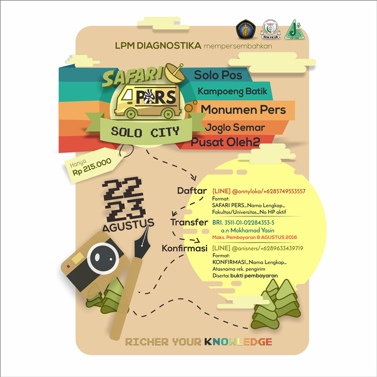 Liburan udah datang, tapi masih bingung mau kemana? 

SAFARI PERS 2016 siap meluncuurr...