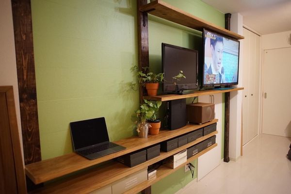 Lifestyle Collection ディアウォールでテレビをスッキリ壁付け 穴をあけずに柱をdiy T Co Pf1f8hfvv6 T Co Yyiljgfqqd Twitter