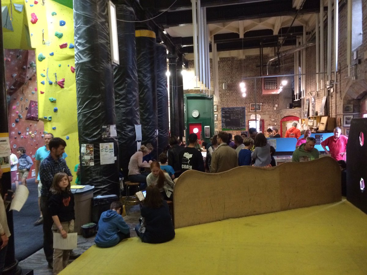 CastleClimbing's tweet photo. Today we host the first #YGSC kids comp. 9-14 years old bouldering event. Reminder comp wall and loft closed today. https://t.co/rV2L1ORFSR