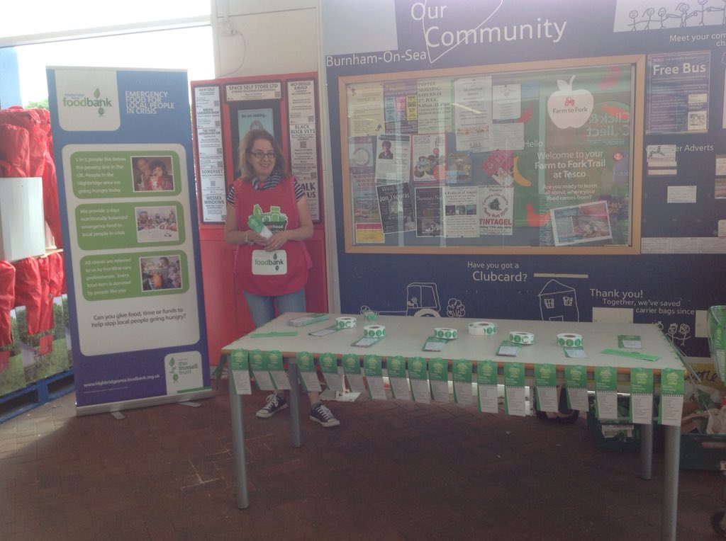FlorenceHale1's tweet image. Ready for today&apos;s collection @burnham_on_sea and Highbridge food bank @TrussellTrust in #tesco #everycanhelp Thanks!