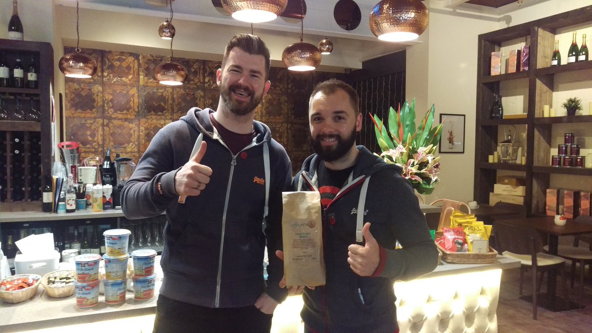 AaronBarnstone's tweet photo. Our winners have been announced!! Well done Kris for guessing the closest amount of beans!! @CaffeLatteLtd https://t.co/BlYrz85GpE