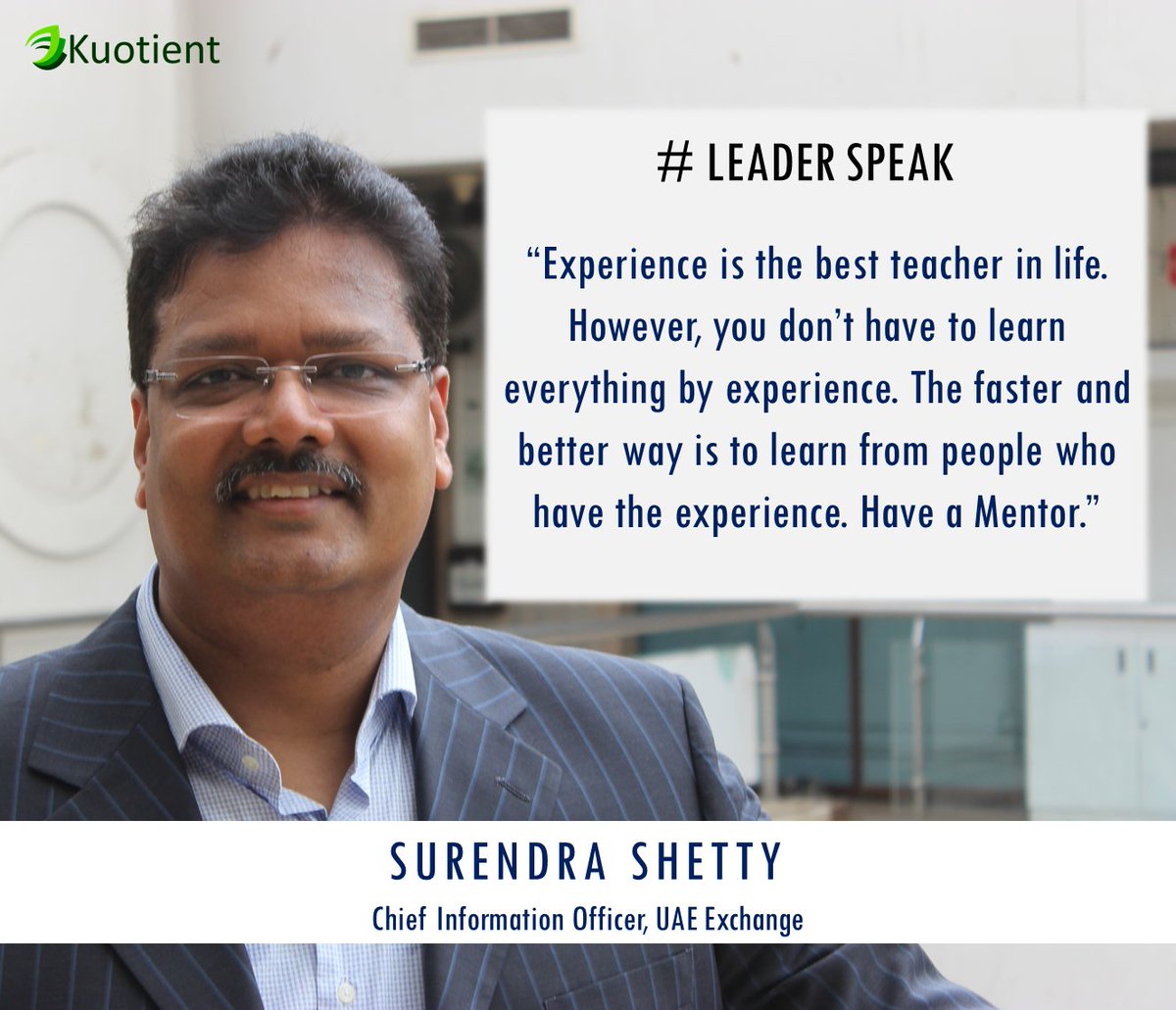 KuotientOnline's tweet photo. #careeradvice for college #students from Industry Leaders @KuotientOnline 

#LeaderSpeak @binojvasu https://t.co/UNxIyzgupi