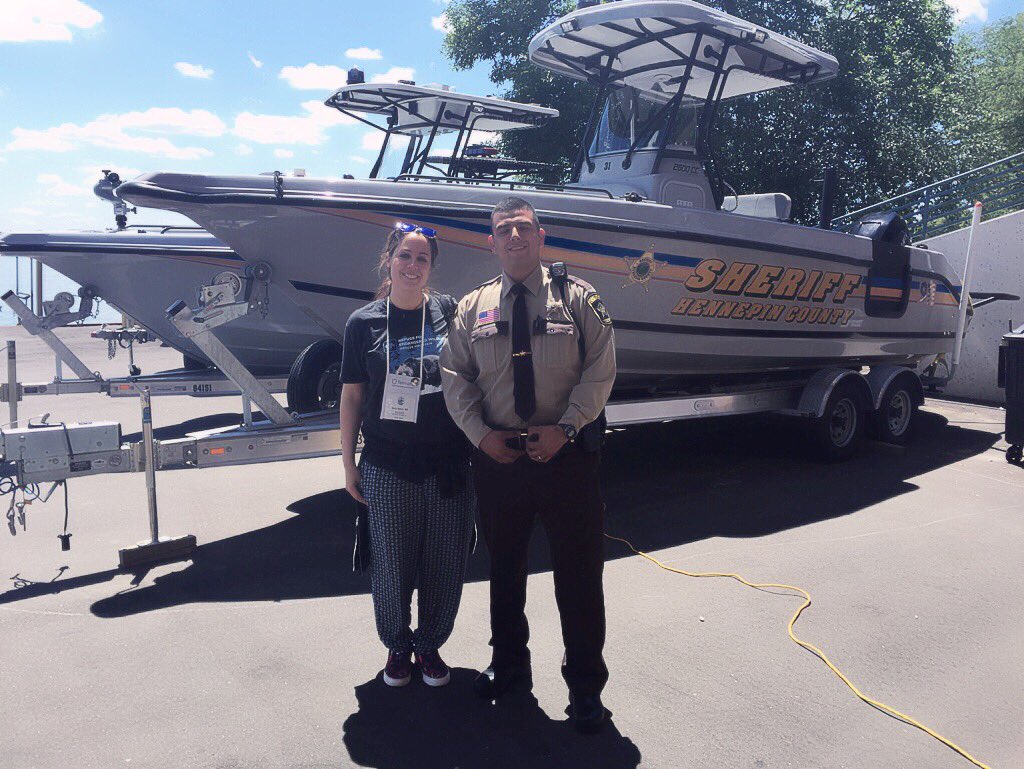 nuriaq's tweet photo. So grateful to @HennepinSheriff for the amazing ride along with the #waterpatrol #respect #sheriffs2016 #minnetonka https://t.co/zuf1ehqrDo