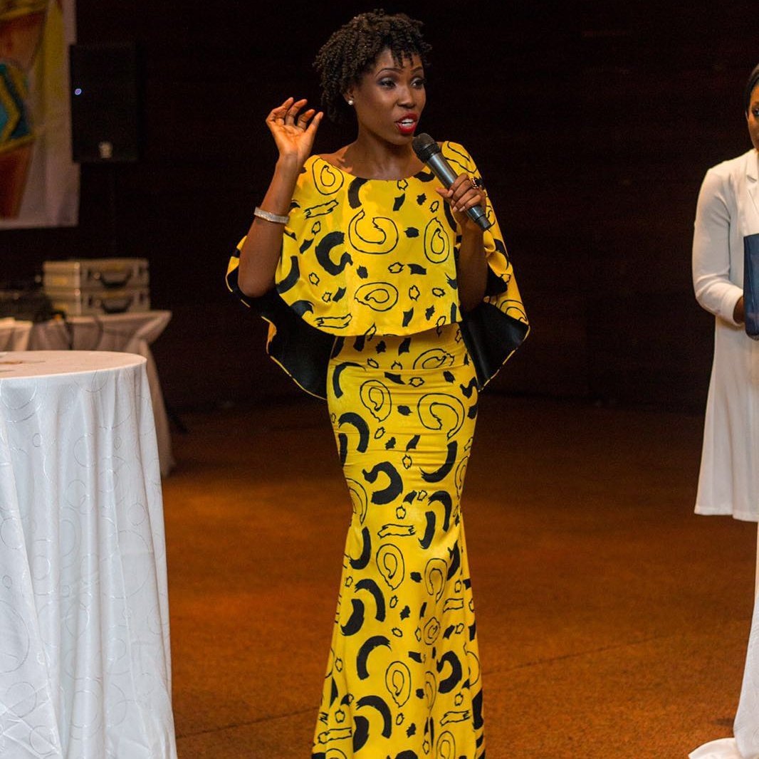 Ascend_TM's tweet photo. @lalaakindoju hosting at the Cantu product launch yesterday. #Cantu #Naturalhair #AscendTM #AscendTalent https://t.co/GiWjPdvgm3