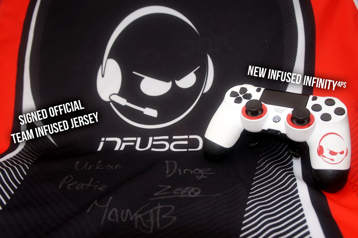 ScufGaming's tweet photo. Win the new @team_infused SCUF Infinity4PS &amp; Signed Jersey! #RedArmy #TeamSCUF Enter here: https://t.co/dcFEw3dj9I https://t.co/vX5uCDuBTU