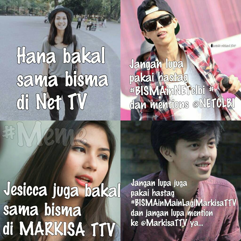 putrialfi18's tweet image. Ayo tunggu apa lagii?
Pakai Hastag #BISMAinNetclbi dan
#BISMAinMainLagiMarkisaTTV mention ke @ NETCLBI @MarkisaTTV