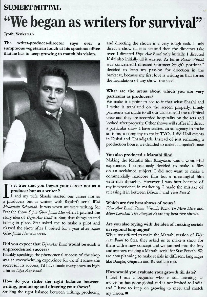 sumeethmittal's tweet photo. "We began as #writers for #survival " - Read on to know more about me in #StarBlockbuster Magazine #SSG #SSPPL https://t.co/IVINzOpkaK