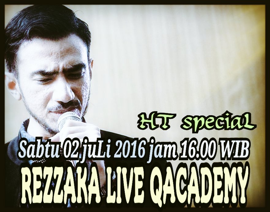 sarmankama1's tweet photo. REZZAKA LIVE QACADEMY

on @IndosiarID bersama @DA2_Reza asekkk... https://t.co/Cnj5dNKGL0