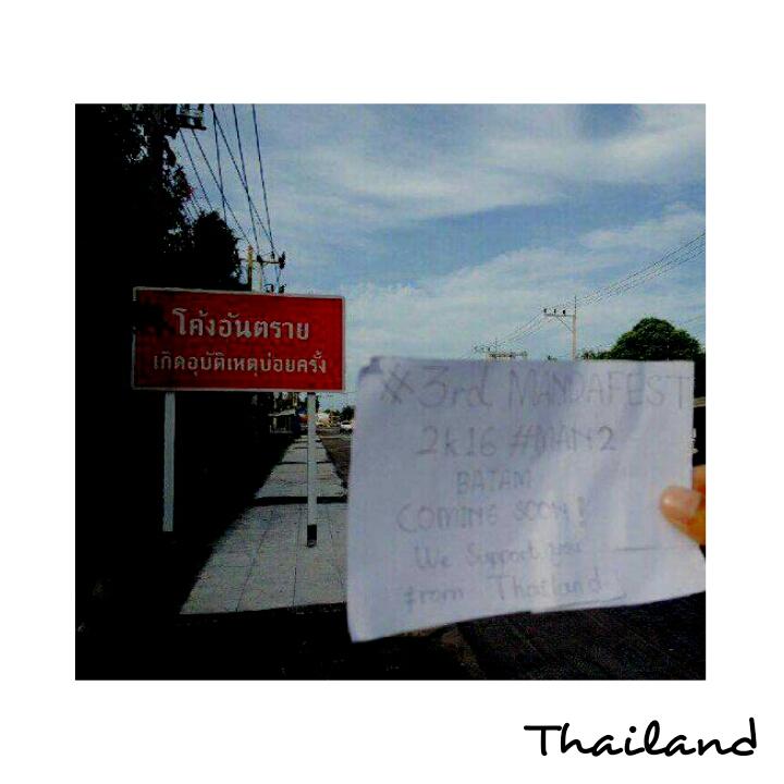 manduabtm's tweet photo. alhamdulillah 3rdmandafest dapat dukungan dari Thailand
#Thailand
#3rdmandafest
#Mandubatam https://t.co/odGPVBgpBm