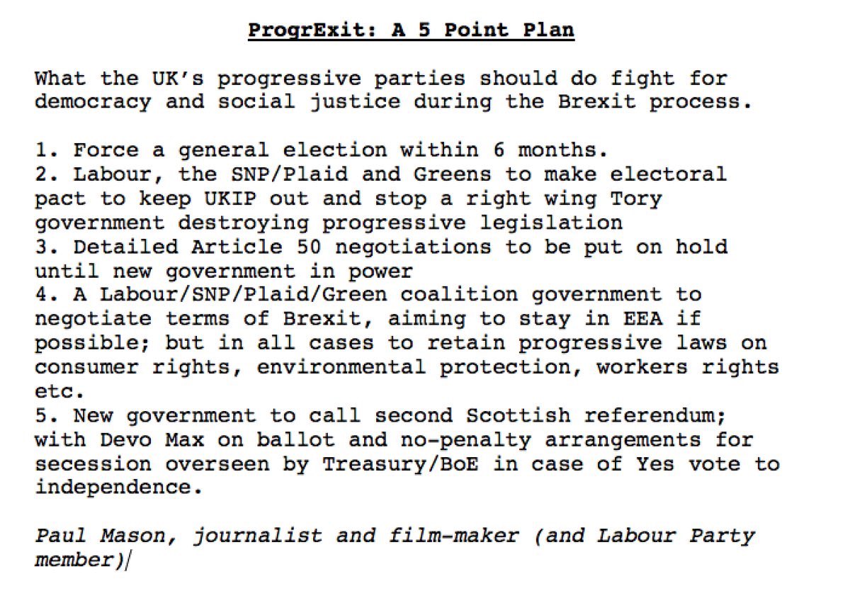 Hywel_Morgan's tweet photo. @JerHerrin Absolutely. @paulmasonnews called on the party leaders to back a #ProgrExit last week. Here's the outline https://t.co/unO0RCV8gv
