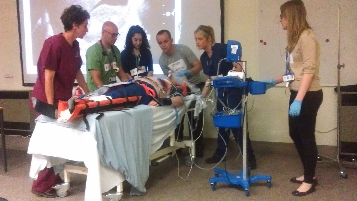 NCUHMedEd's tweet photo. @Tanzanglopix and A&amp;E team react to trauma call #NHScareersNCumbria https://t.co/h80cfTk9XI