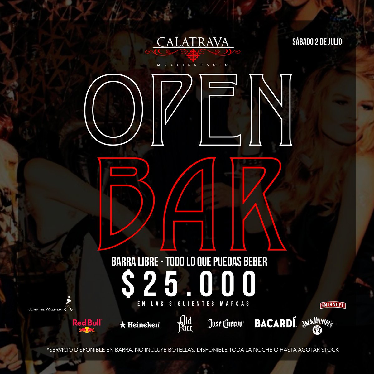Calatravamulti's tweet photo. Porque tienes mil razones para celebrar esta noche, te esperamos en nuestro #OpenBar #BarraLibre #Calatrava #Tunja. https://t.co/8ZZooxXC0M