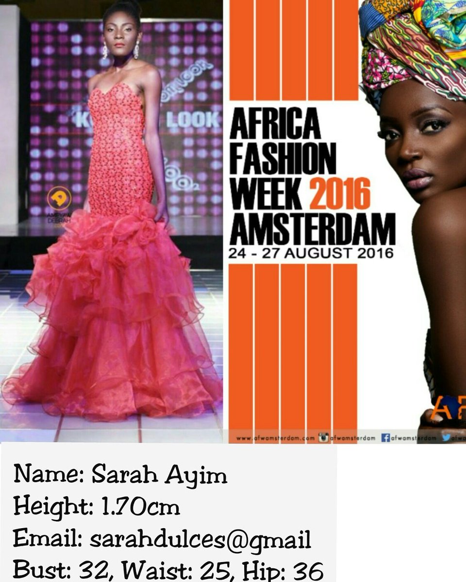modelsarahsarah's tweet photo. @AFWAmsterdam #AFWA2016 #AFWA16 #AFWAMSTERDAM #AFWAMSTERDAM2016 #MCC16 https://t.co/vNzsbmwkxL