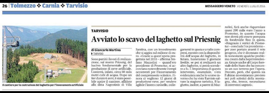 stmazzolini's tweet photo. Finalmente il mio progetto di quando gestivo Promotur si realizza ! https://t.co/IJcCO5LCk1