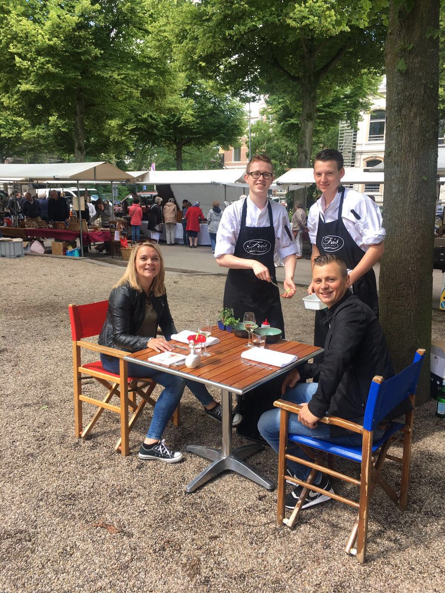 Streetdine van #JRENL met Restaurant Fris mooie dag ervoor!