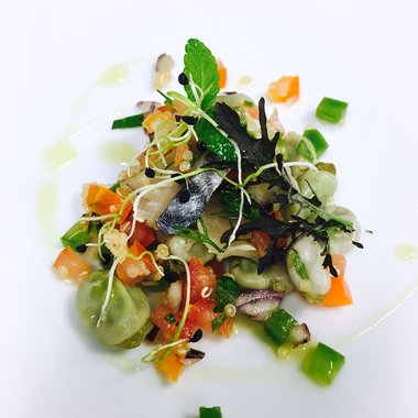 htsi's tweet photo. #CostaBrava bound? Try the cuttlefish croquetas and broad bean tabbouleh @PeraBatlla: https://t.co/jQGKVJplWR https://t.co/cbrKtoNRU6