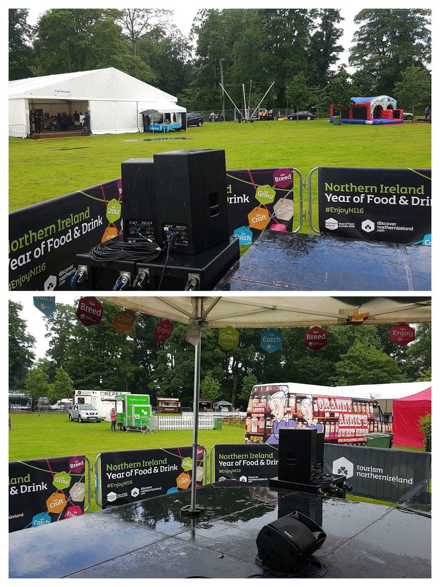 corporateavhire's tweet photo. #enjoyni16 @ANBorough River 2 Lough festival today in castle gardens @DiscoverNI #yofd https://t.co/EJRIPraoPj