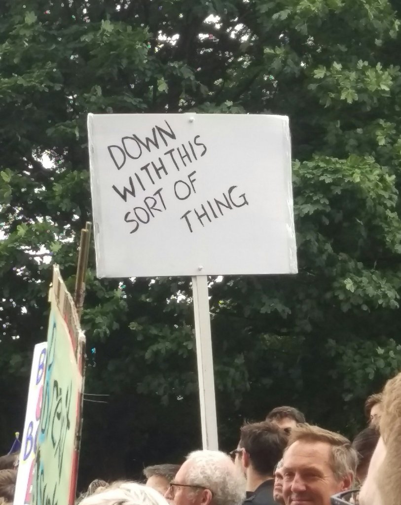 British dissent at it's finest #EUMarch