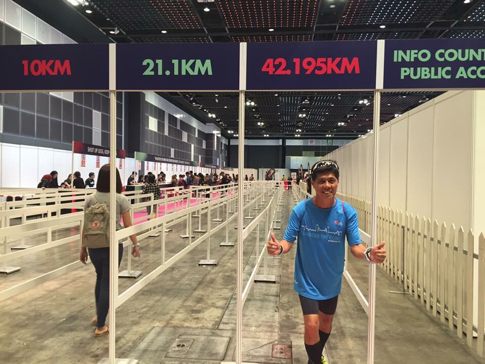 AndrewLim77's tweet photo. Looking forward to run with friends and my victory post #SCMS2016DQ https://t.co/5M6IWvwyhA