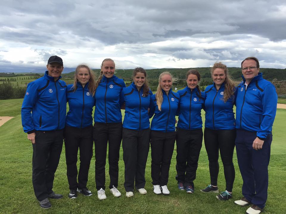 Team Iceland is ready for the European Ladies' Amateur Team Championship at Oddur Golf Club #elatc2016