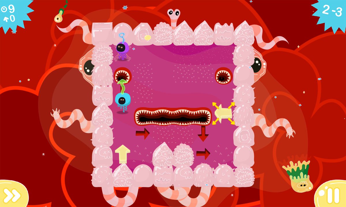 badgerhammer's tweet photo. https://t.co/9pSs98HVOQ Idioctopus, a new puzzler on #steamgreenlight #screenshotsaturday #indieoftheweek #indiedev https://t.co/wFVRCo83VI
