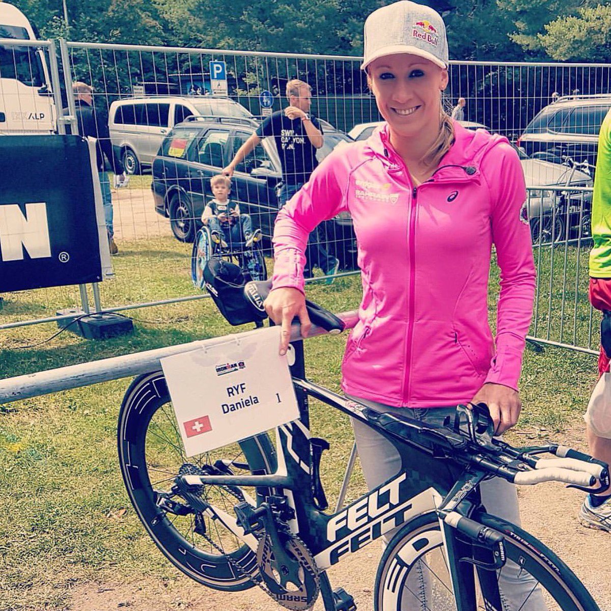 IMTrinews's tweet image. Via #DanielaRyf Good luck to everyone racing #IMFrankfurt Beat your number. Hard one for me this time #NR1 #Honoured
