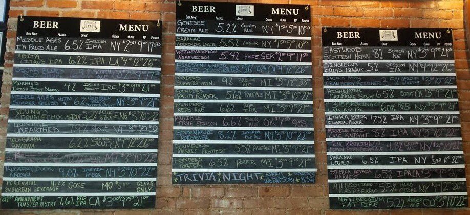 Current #taplist!! <a href="/hanover_sq/">Hanover Square</a> @Whasapaneen @eatlocalcny @cnyscene #craftbeer #cny #syracuse #hanoversquare #ny