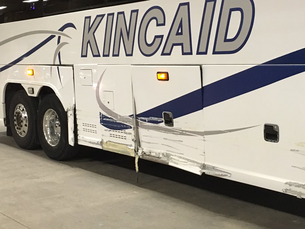 We made it safe to DFW... However the bus did not :-)