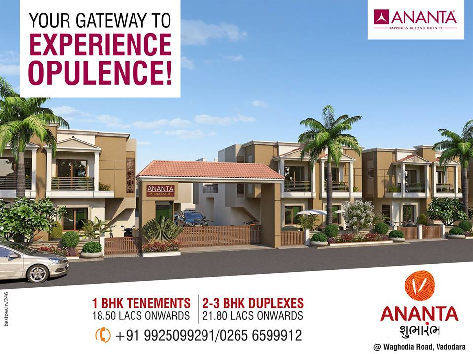 anantabuilder's tweet image. Ananta Shubharambh, a splendid destination for you to not only experience but live a lavish life each day. #Baroda