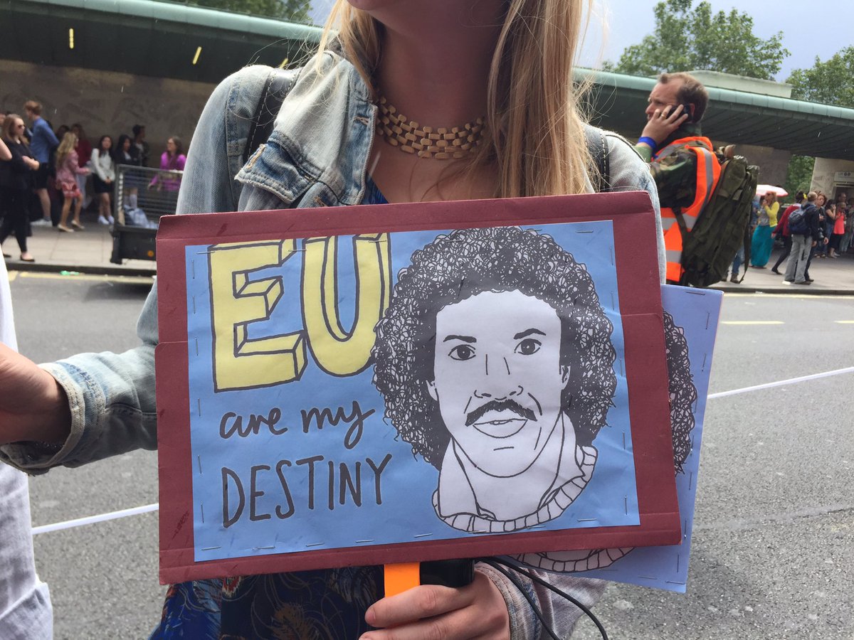 specsaver's tweet photo. #marchforeurope best sign so far https://t.co/ESvMKpVatt