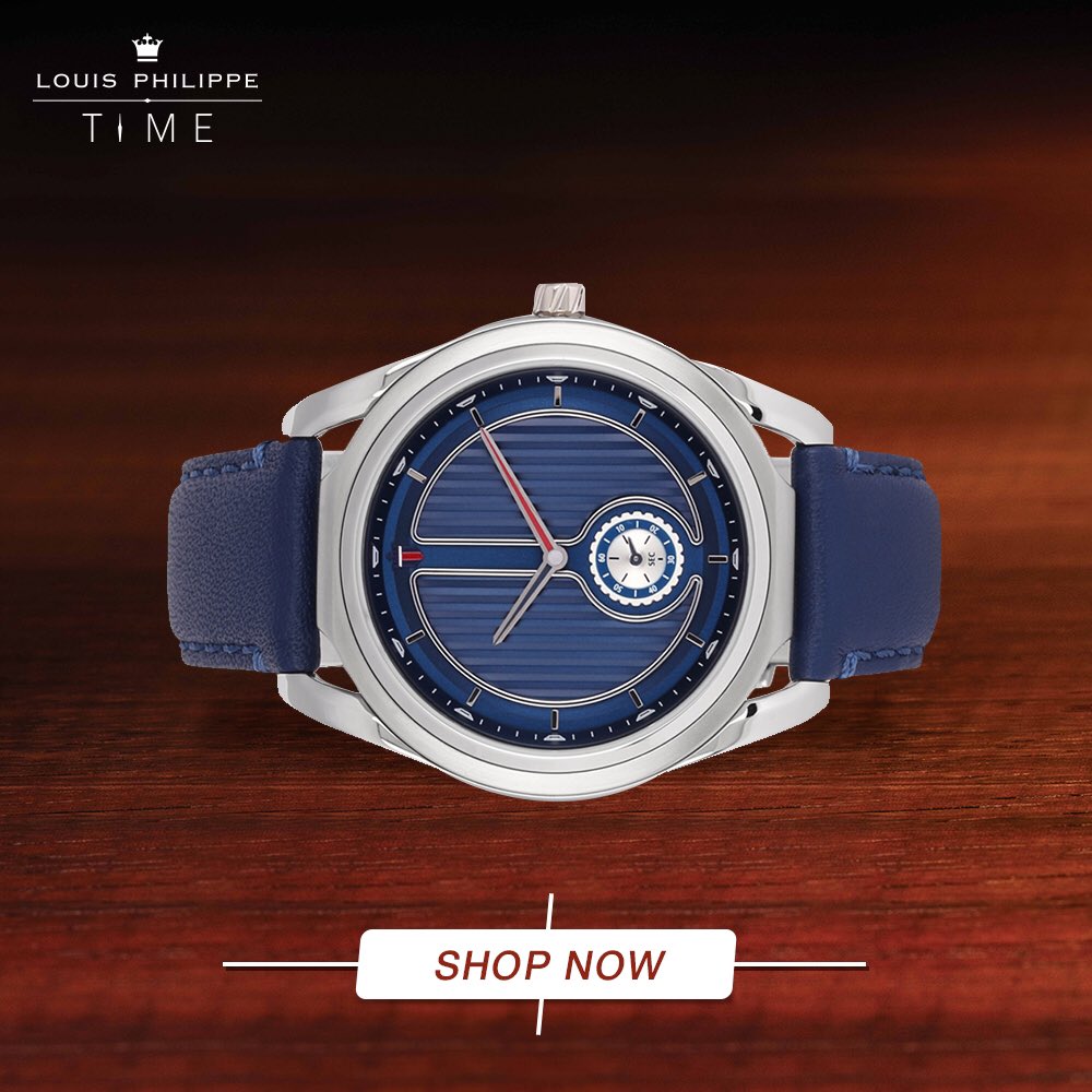 LP - Louis Philippe on X: Whether it's a bright, cerulean blue or a darker  navy, this #classy watch is rich, royal and #sharp all at once.   / X