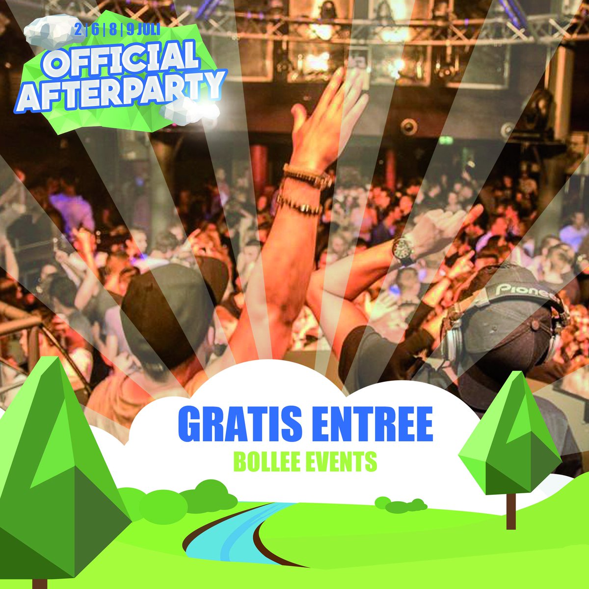 Bollee_Events's tweet photo. Ben jij er vannacht ook bij #Afterparty_Rijnweek Rhenen? @DifesaDJ @DarrylDevaio @StinoAndFrankie GRATIS entree 18+ https://t.co/oJl0RmJoyj