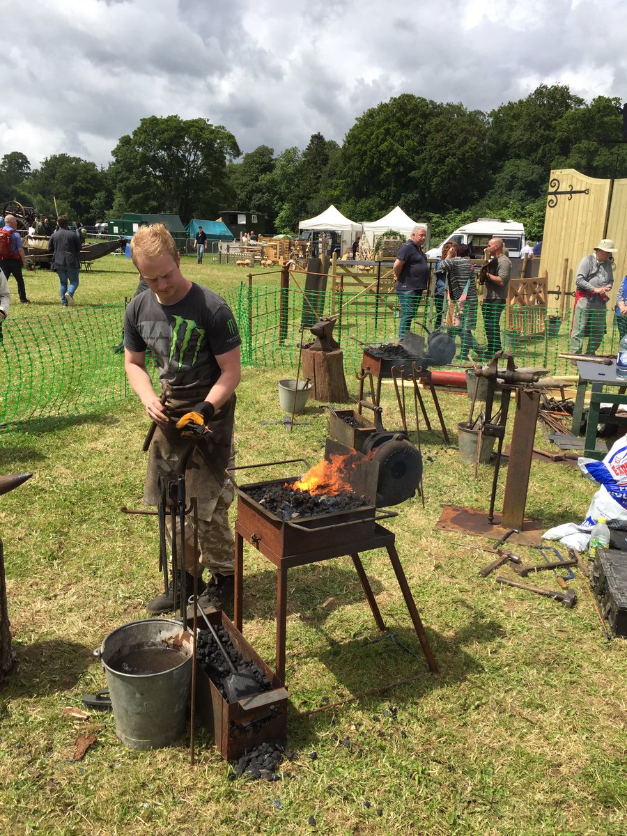 Blacksmith demonstration <a href="/CotswoldShow/">Cotswold Show</a>