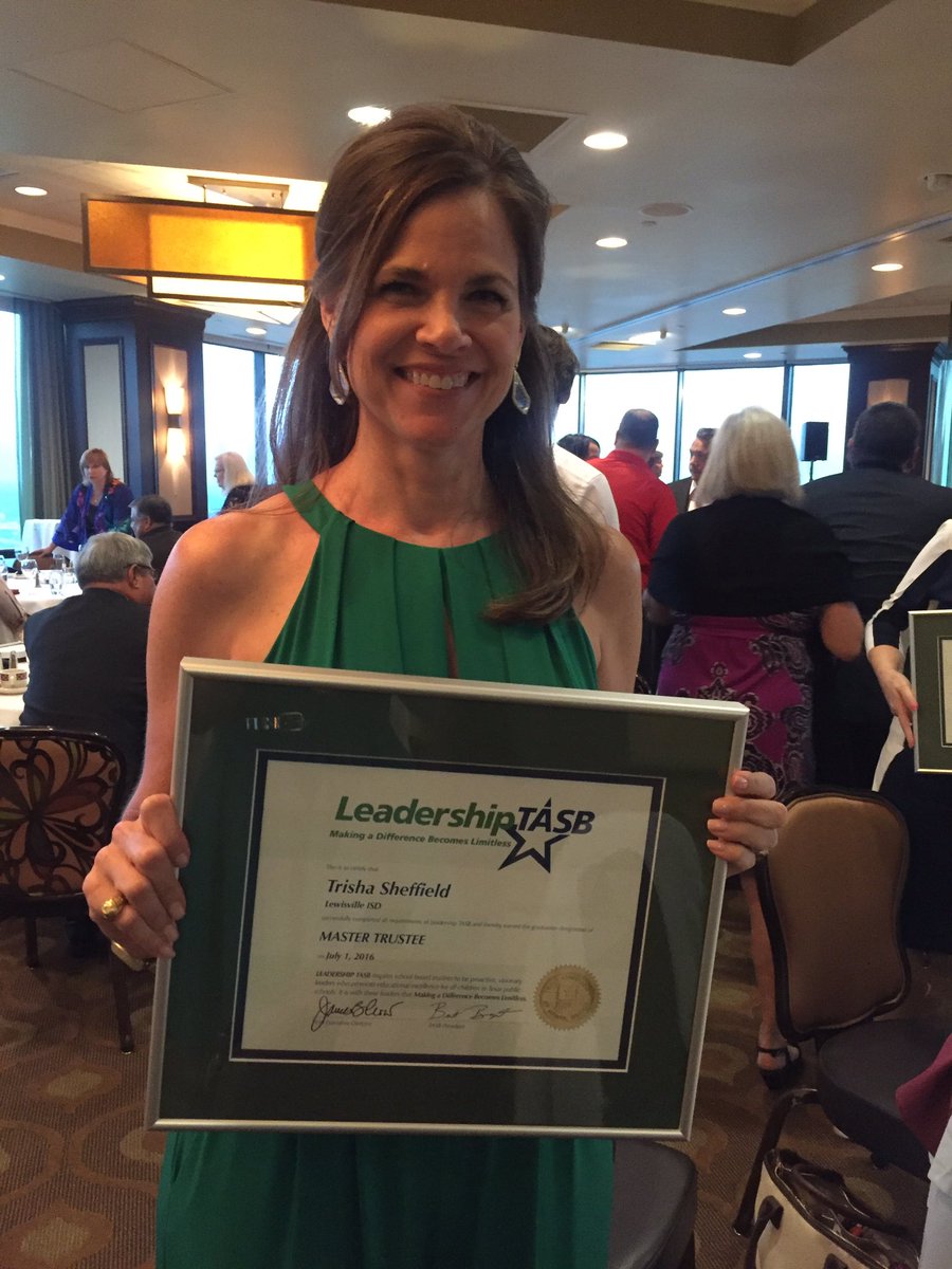TrishaSheffield's tweet photo. #LeadershipTASB2016 wrapped up last night w/a graduation ceremony! Loved the experience &amp; friendships formed! https://t.co/VK73xVSQsc