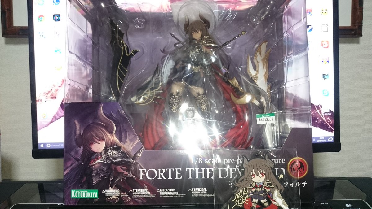 コトブキヤで発売された神撃のバハムートのフォルテのフィギュアが届いて 2ページ目 Togetter