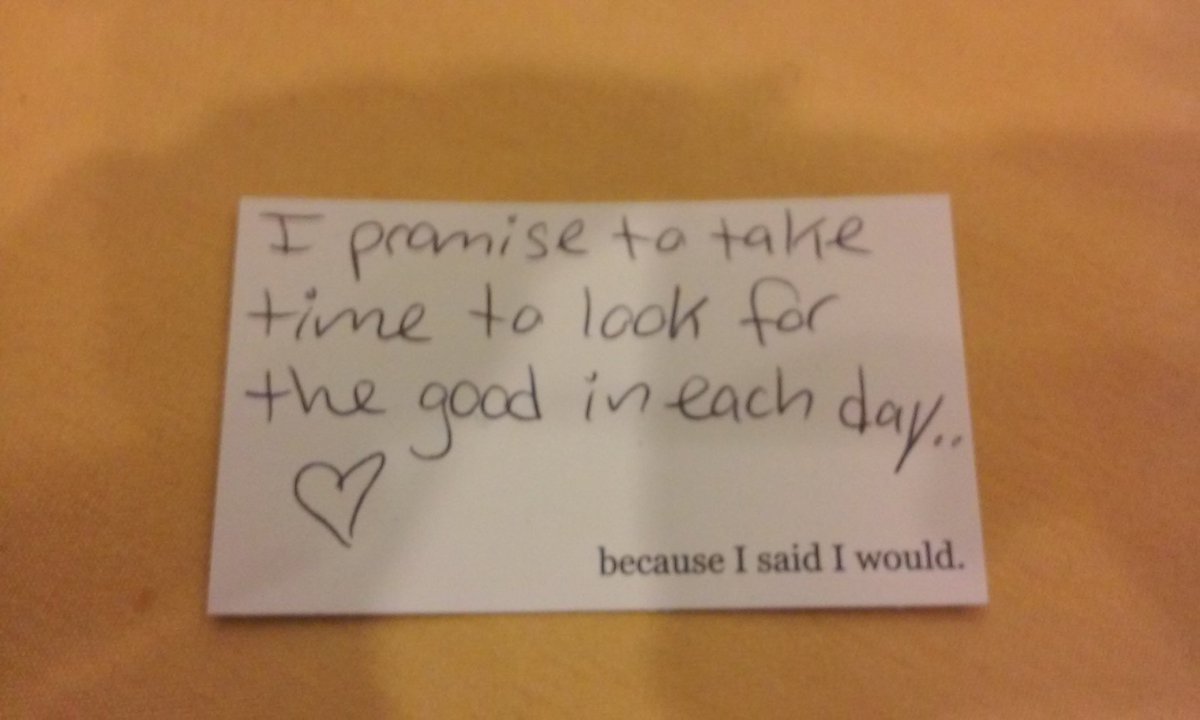 jdangelo16's tweet photo. @bcisaidiwould I promise to take time to look for the good in each day because I said I would. ❤ #neaslc16 https://t.co/1qr5zJLZEK