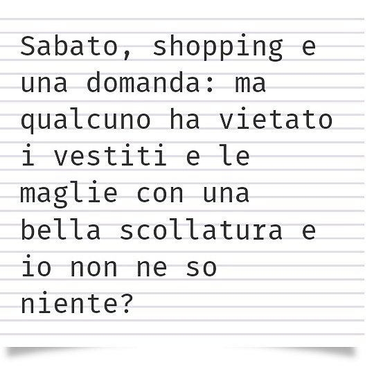 CitofonGiuffre's tweet photo. Dubbi del sabato!
https://t.co/uBQjs0sFFH 
#shopping #saldi #sabato https://t.co/Xl0YPpHIHZ